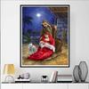 Diamond Painting Christian Christmas Themed Oil Painting DIY Craft 5D Mosaic Embroidery Hobby Gift Home Decoration