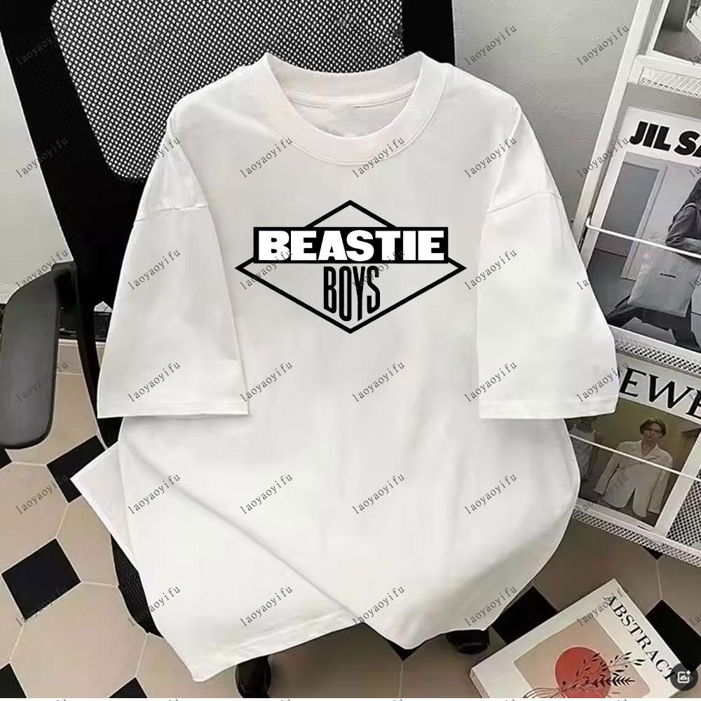 Beastie Boys Cool Tshirt ONeck Short Sleeves Hip Hop Music T Shirt Hipster Tops Tees Harajuku Camisetas 2025 Fashion Unisex Tops