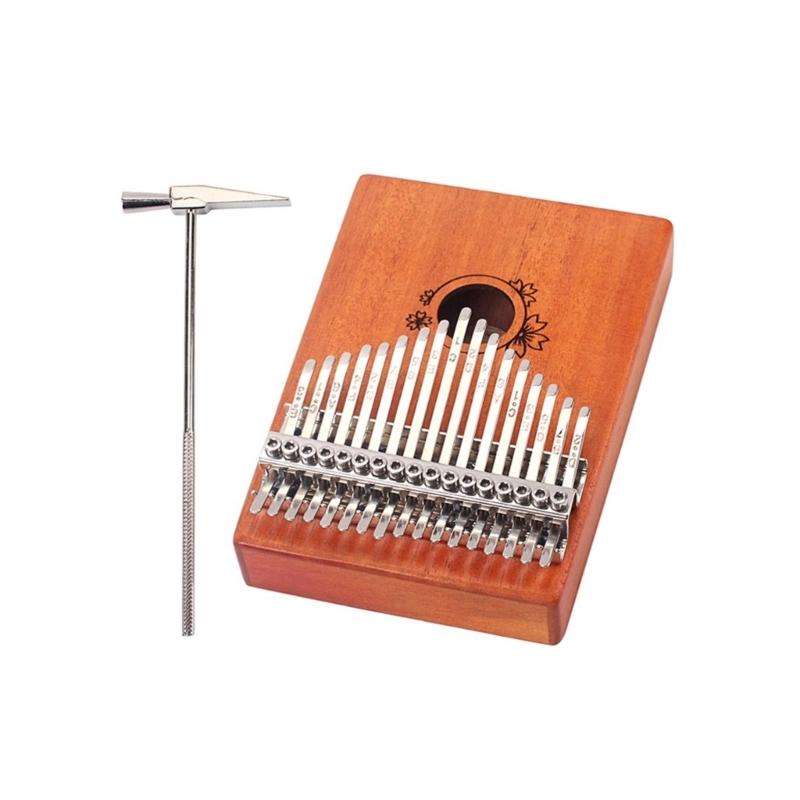 17 Keys Thumb Piano Portable Wood Kalimba Finger Piano Beginner Keyboard Instrument Gifts for Kids Adults Beginners