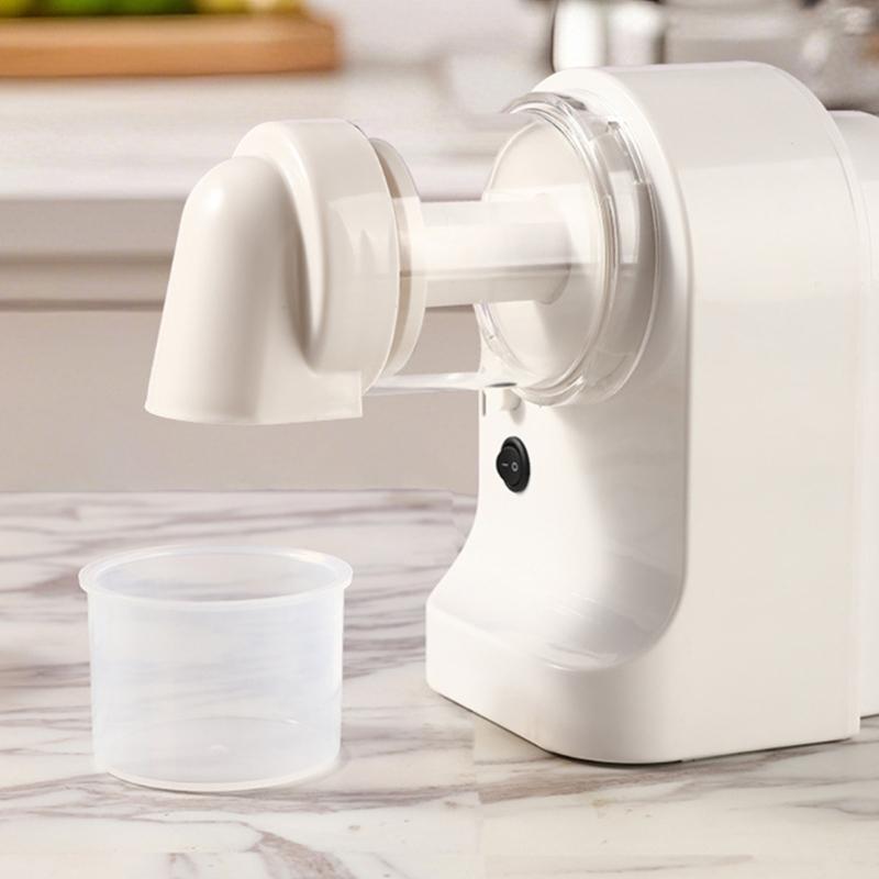 Ice Shaving Machine With Detachable Parts 420 Stainless Steel Blade Dishwasher Safe Ice Crusher For Dessert