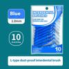 10pcs/bag L Type Between Teeth Brush Teeth Cleaning Brush Gap Tooth Brush Portable Interdental Brush Interdental Cleaning Tool
