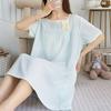 1011 new spring and summer new cloud cotton dress pajamas women's pajamas short sleeves large size Internet celebrities can be worn outside