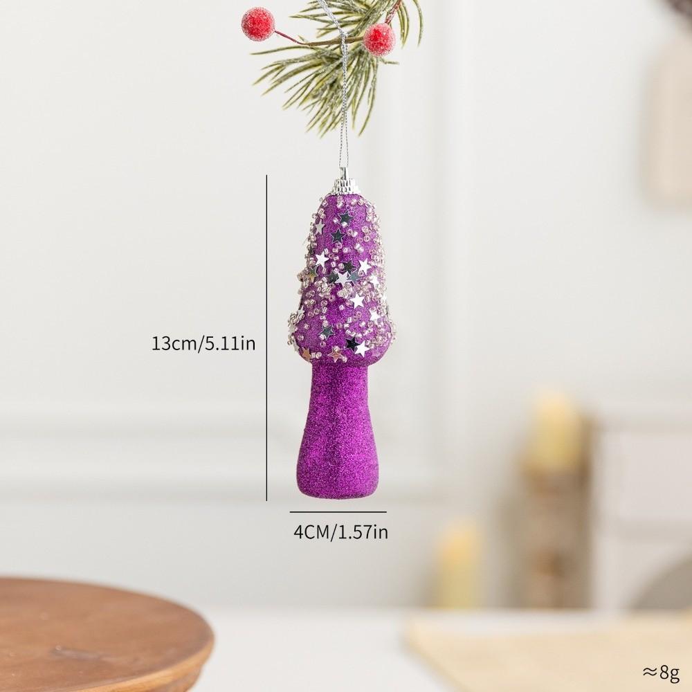 Foam Christmas Ornament Balls Purple Xmas Decor Christmas Tree Decor
