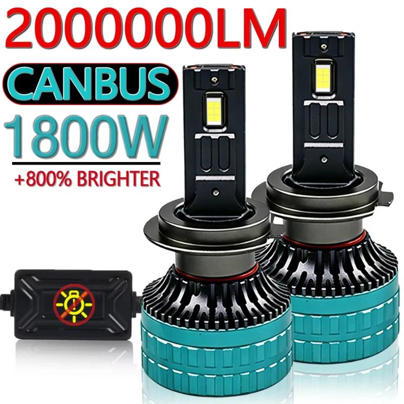H7 H4 H1 Led Headlight Bulbs High Power Car Lights Turbo Lamp Auto Headlamp +800% Bright 12V
