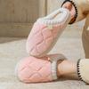 Home Thermal Cotton Slippers Winter Thick Bottom Soft Bottom Non-slip Indoor Silent Home Couple Plush Slippers