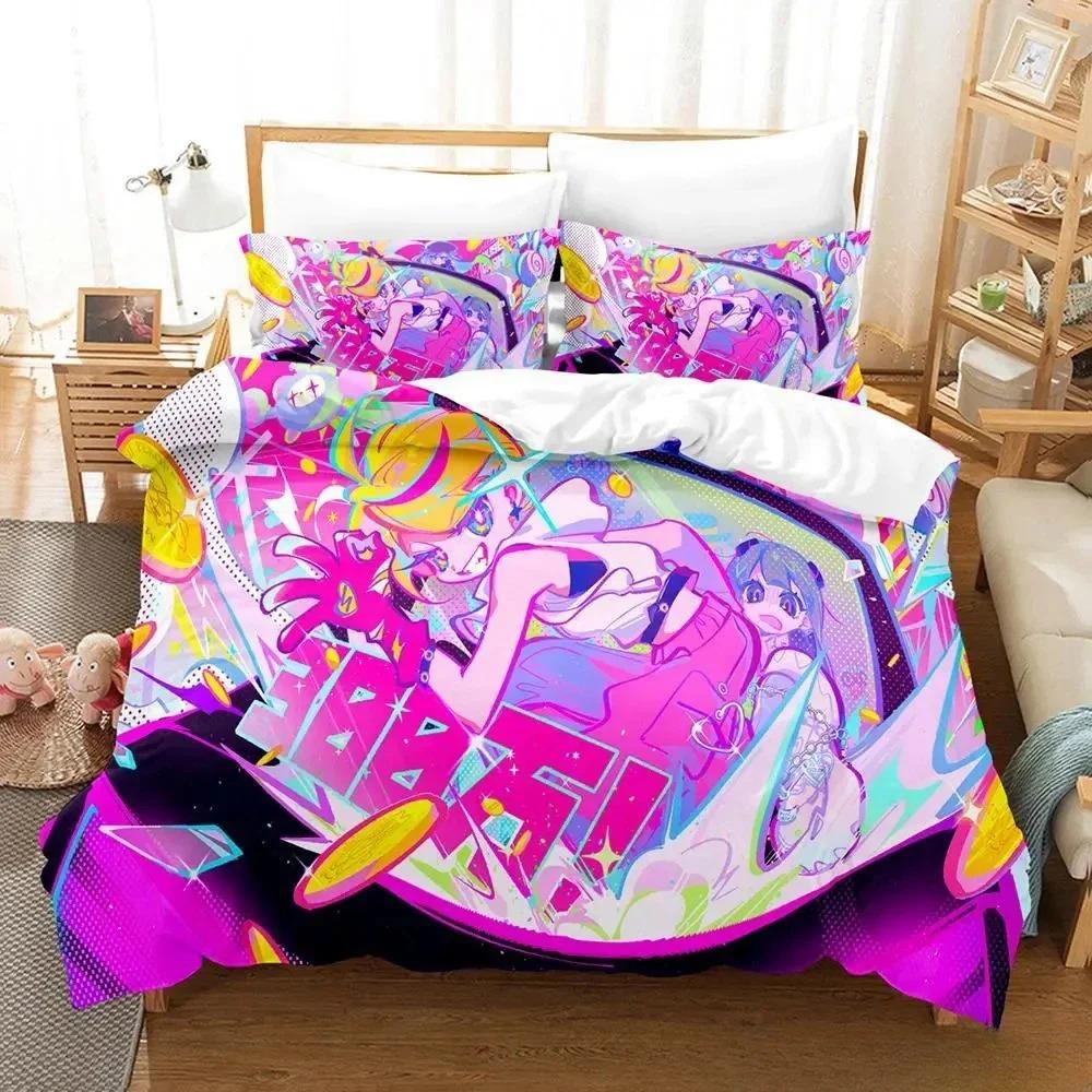 Home Living Muse Dash Bedding Set Single Twin Full Queen King Size Bed Set Adult Kid Bedroom Duvet Cover Sets 3D Print Anime Bed
