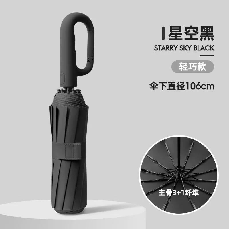 Zhuangluhuapin Automatic Lightweight Sun & Rain Umbrella