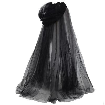 Halloween Witch Cloak Cowl Dress Up Cape for Stage Show Holidays Women Men