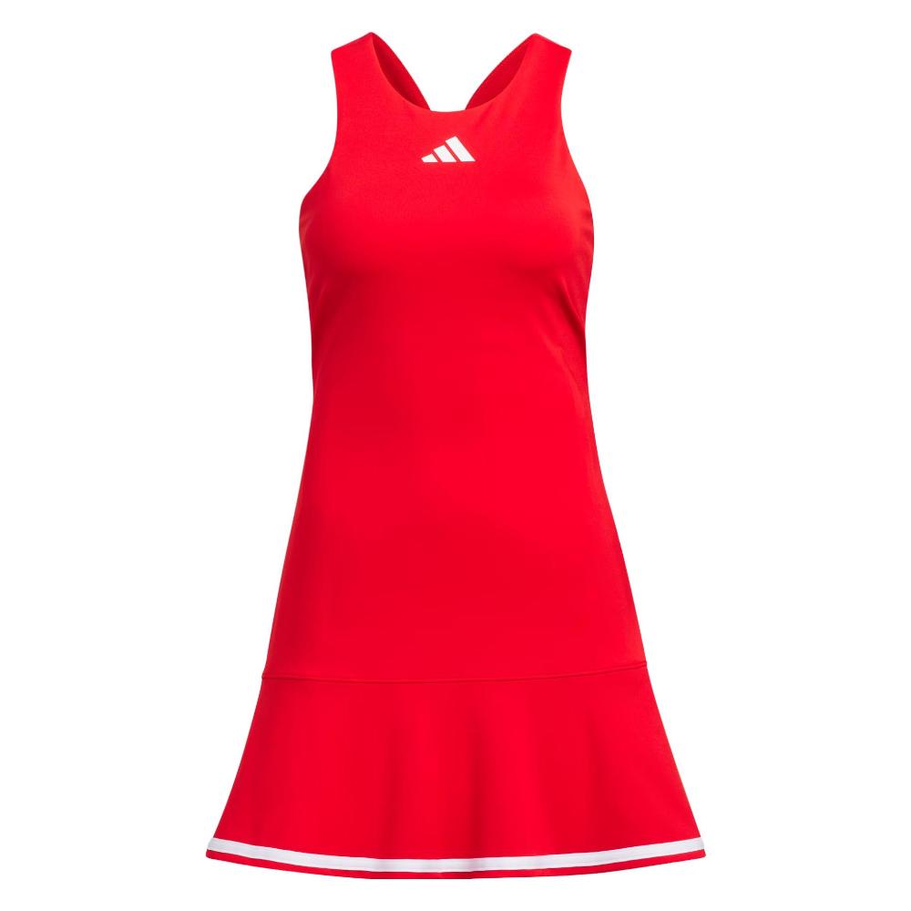 Adidas Tennis Game Dress With French Colorblock Logo And Built-In Bra And Shorts Women Dress Light-Crimson IV7576