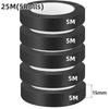 Black Flame Retardant Electrical Insulation Tape Strong Adhesive Wire Harness Tape for Electrical Wiring Waterproof Tape