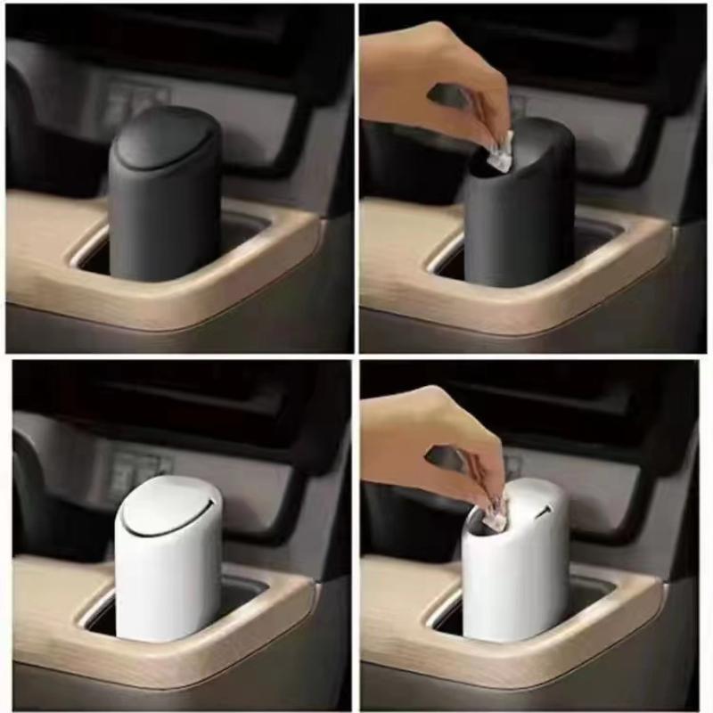 Auto Car Garbage Can Car Trash Can Silicone Garbage Dust Case Holder Rubbish Bin Auto Organizer Storage Box Car Accessories