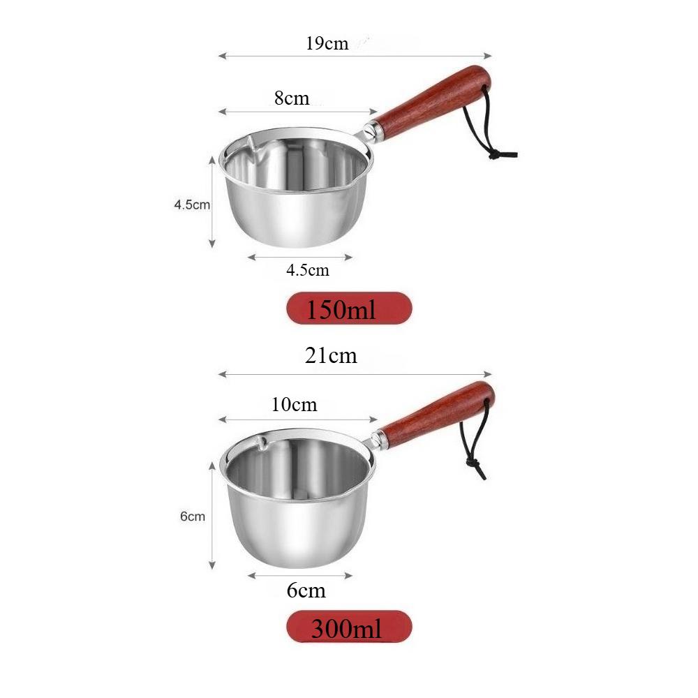 German Extra-Thick 316 Stainless Steel Mini Oil Pouring Pot