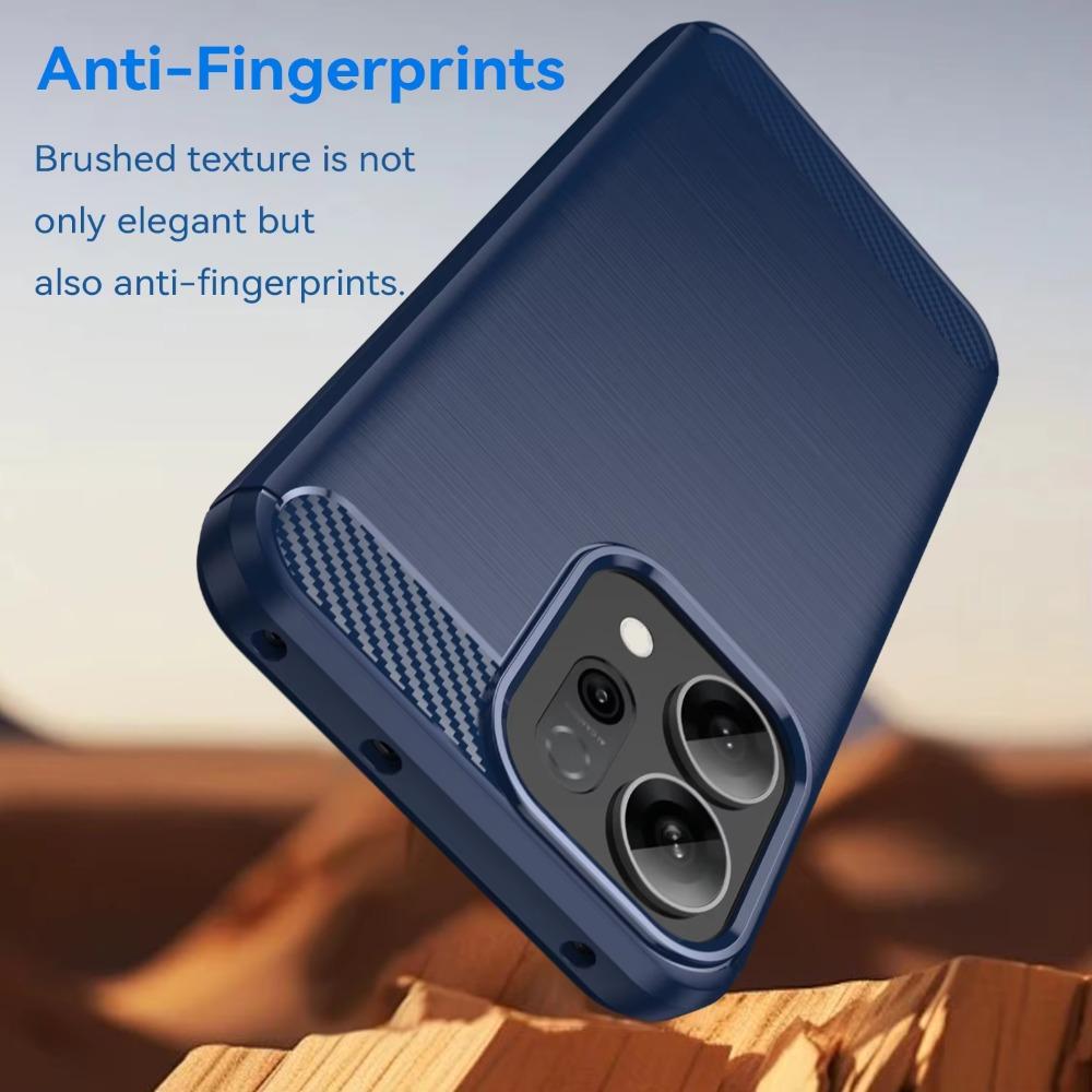 Carbon Fiber Pattern Brushed Soft Case For OPPO Reno 15 14 13 Pro/15F 14F 13F Shockproof Matte TPU Rugged Bumper Protector Cover