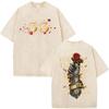 Game Clair Obscur Expedition  Graphic Vintage Washed T Shirt Men Women Clothing Fashion Oversized Cotton Short Sleeve Tshirts