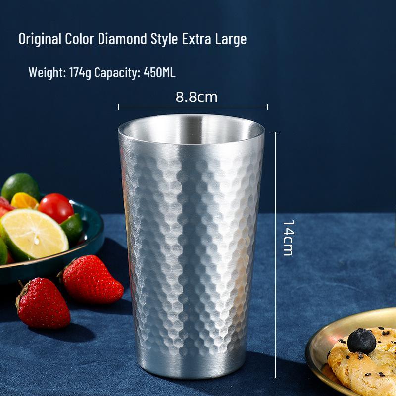 Korean Double-Walled Stainless Steel Sippy Cup & Beer Mug