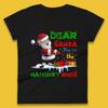 Dear Santa They Are The Naughty Ones Christmas Womens T Shirt Mens Tops Tees Unisex
