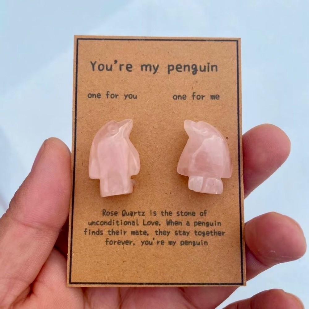 1 Paar Romantischer Stil Pinguin Geschenk Andenken Qualität Pinguinform Jubiläumsgeschenk Passendes Paar Andenken Für Ihn & Sie