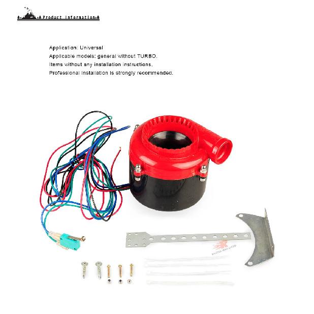 Racing Universal Electronic Turbo Car Fake Dump Valve Electronic Turbo Blow Off Valve Blow Off Analog Sound BOV
