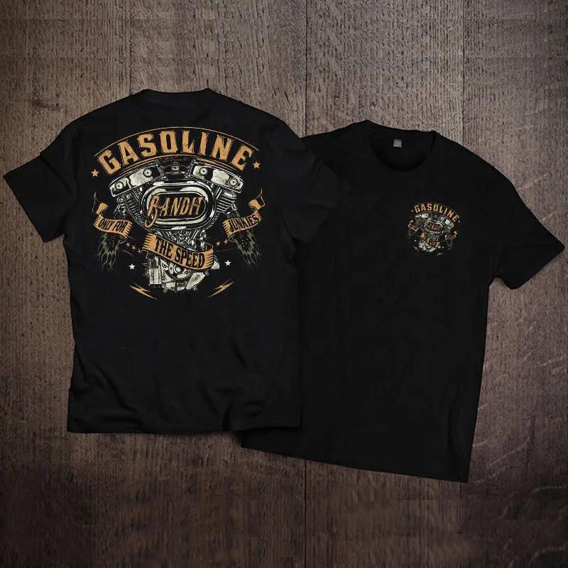 Summer Men's T-shirt Short Sleeved European and American Hip-hop Skull Casual Punk Men's Pure Cotton Short Sleeved T-shirt