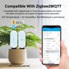 Smart Zigbee Soil Moisture Sensor Luminance Temperature Humidity Detection Soil Moisture Tester,For Tuya Home Assistant Z2MQTT