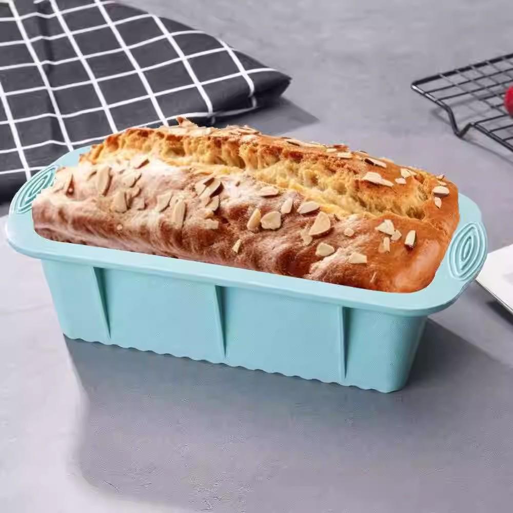 Rectangular Silicone Cake & Toast Mold - Household Baking Pan