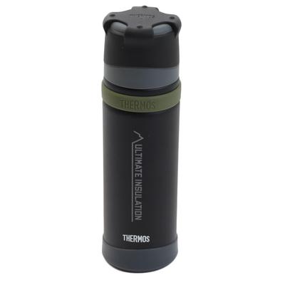 THERMOS Mountain Stainless Steel Bottle 500ml Black FFX-501 (Matte (MTBK))
