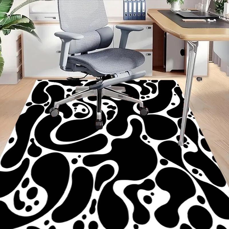 1PC Abstract Pattern Non-Slip Floor Carpet, Suitable for Office, Bedroomand Playrooms. It Can Also Be Used As a Sofa Footrest cover-T47
