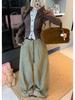 Women's Autumn-Winter Korean Style Retro Striped Cropped Button-Up Cardigan T-Shirt