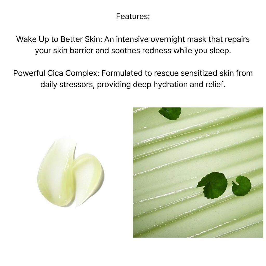 Cicapair Sleepair Intensive Soothing Repair Mask 75ml / Overnight Calming & Barrier Recovery