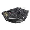 ZETT Youth Softball Zero One BJC712612 Catcher's Mitt, Stage, Right-Handed Throw, Black,