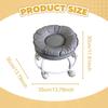 Stool with Universal Wheels, Small Stool, Ideal for Pedicure, Salon And Hairdressing.