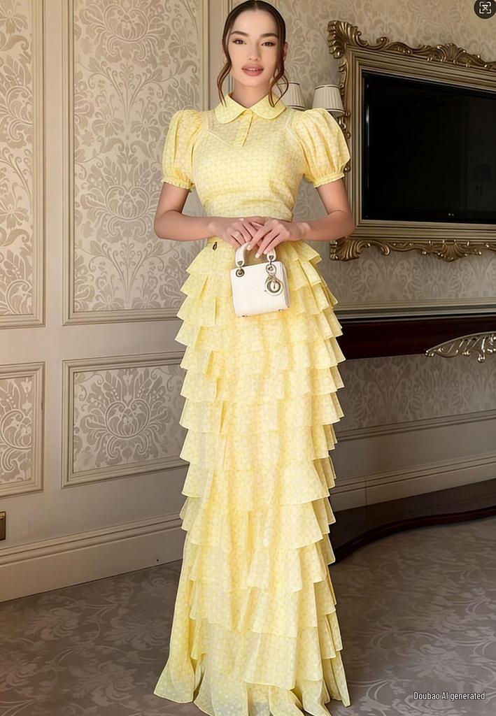 2025 Letnia Różowa Sukienka Wyszczuplająca w Stylu Francuskim