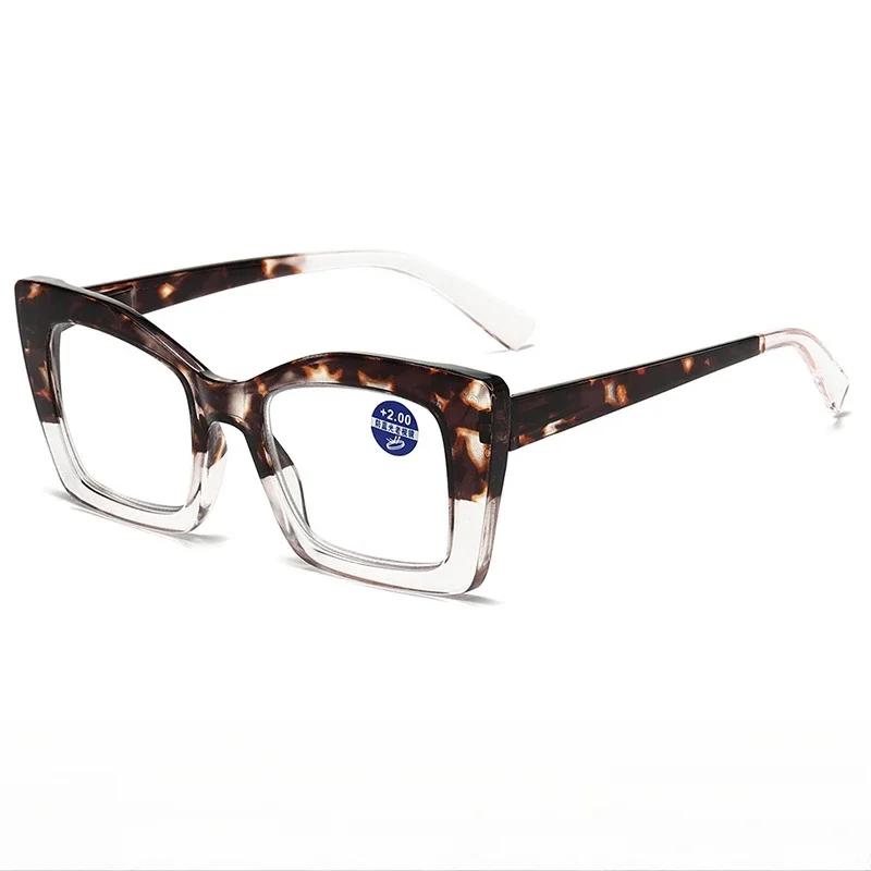 2 In 1 Smart Photochromic Reading Glasses For Women Luxury Presbyopia Sunglasses Unisex Farsighted Eyewear Prescription +1.0+1.5