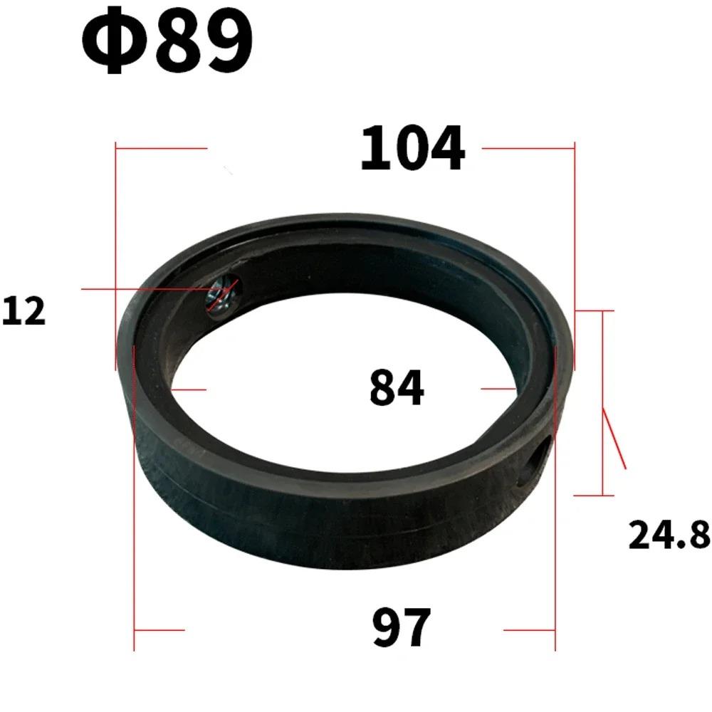 Red 29/38/63/76/89mm DN22/25/32/40/50/65/80/100/125/150VQM Food Grade Sanitary Slicone Seal Gasket Butterfly Valve Homebrew