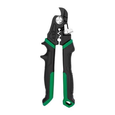 Industrial 7 Inch Cable Cutter Snips For 6mm Steel Wire High Carbon Blade Comfortable Nonslip Handle Ergonomic Design