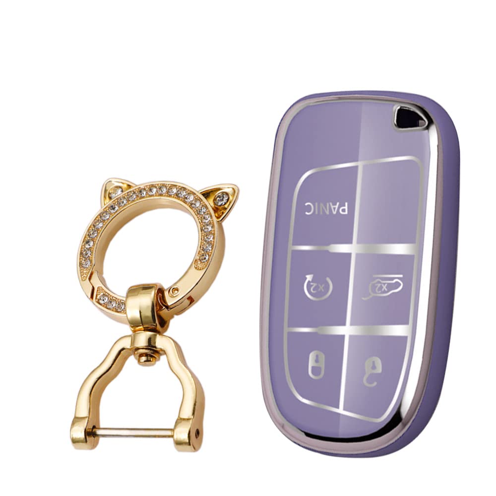 [KUNIO] Jeep Exclusive Keychain Key Cover JEEP Renegade Grand Cherokee фиолетовый