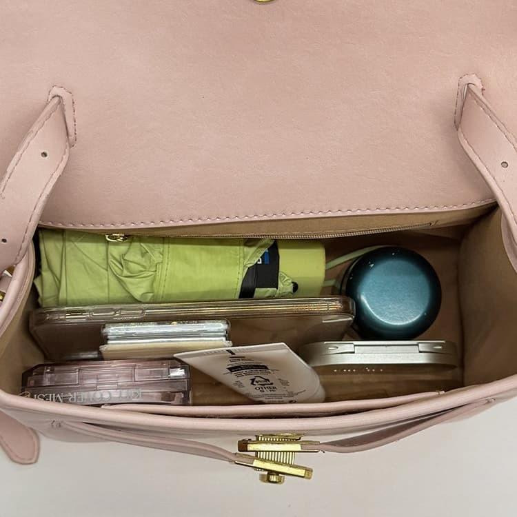 Metal Lock Underarm Bag Women's One-shoulder Crossbody Bag