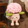 30Cm Humanoid Flower Potted Plant Plush Toy Hydrangea Macrophylla Kawaii Pink Purple Blue Home Decor Girlfriend Gift