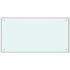 Kitchen Backsplashes 2 Pcs White 80x40 Cm Tempered Glass