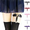 Bat-Shaped Leather Garters For Thigh High Socks Stocking Suspender Belt Thigh Ring Goth Leather Garter Belt