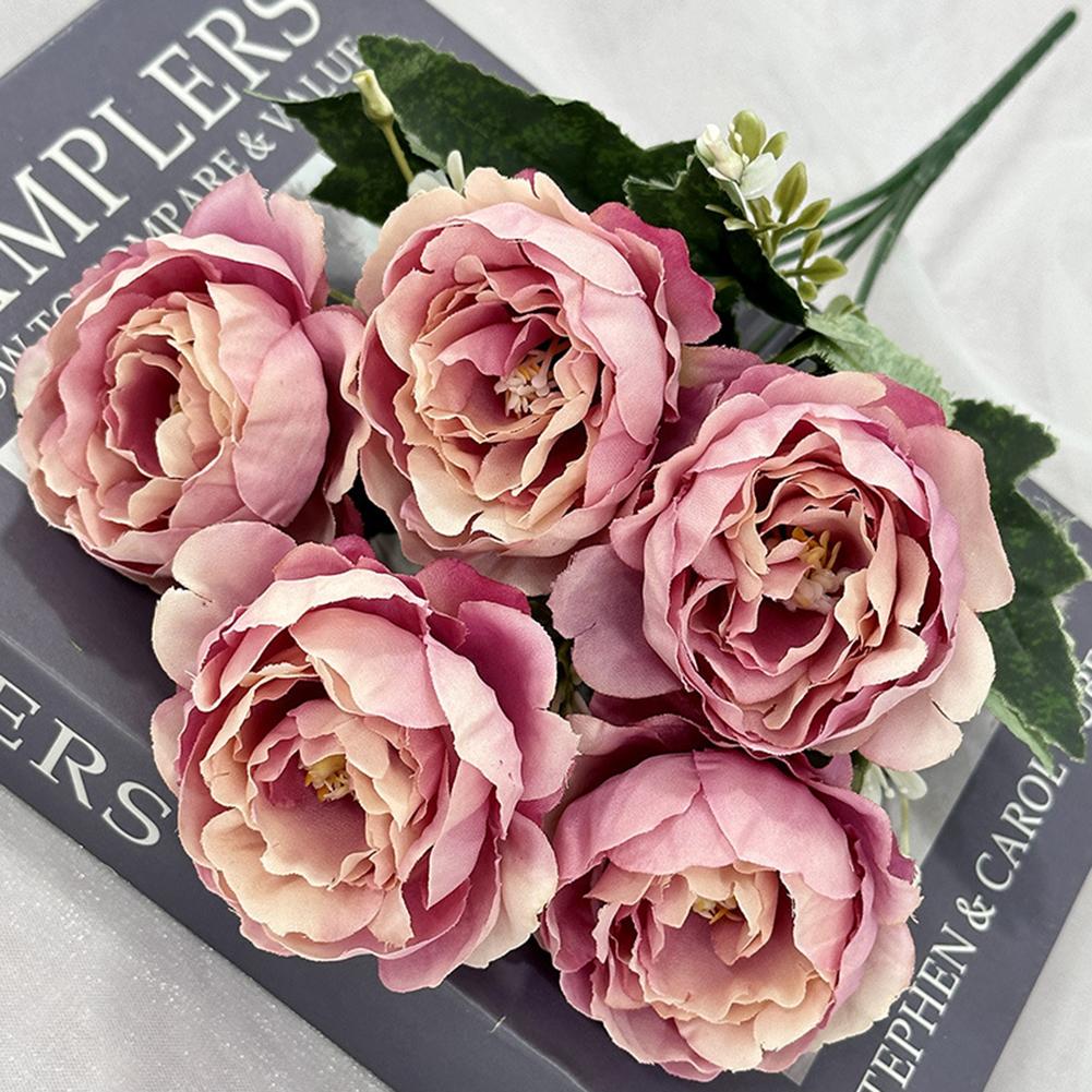 1 STK Künstliche Pfingstrosen Kunstblumen Hochzeit Für Zuhause Hochzeit Halteblumen Gartendekorationen Künstliche Blumen