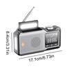 10000mAh Hand Crank Emergency Radio AM/FM/WB Multifunctional Weather Radio with Power Bank SOS Alarm Flashlight Reading Lamp
