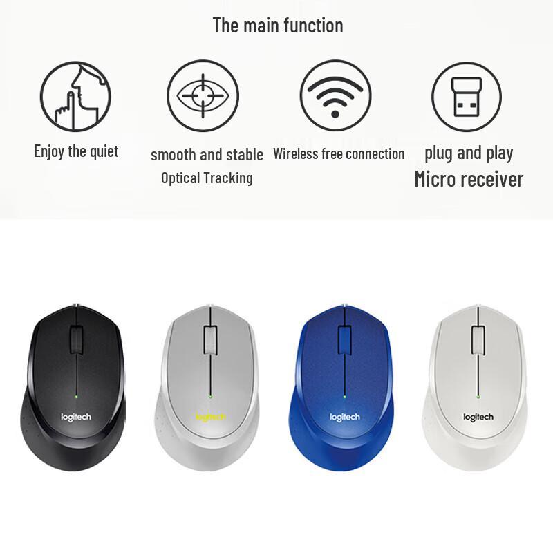 Logitech M330 Silent Wireless Mouse