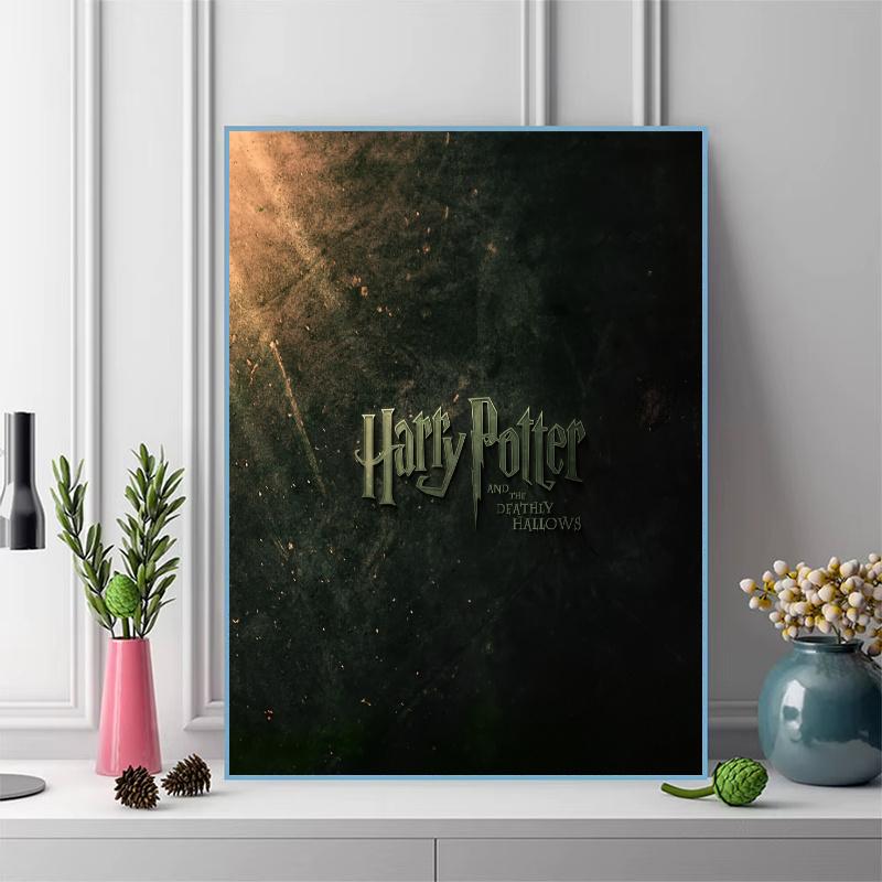 Harry Potter Element Pattern 3pcs 100% Round Full Drill 5D DIY Diamond Painting Embroidery Cross Stitch Rhinestone Décor