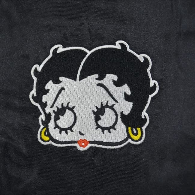 [Yoshida Yu] Betty Boop Betty-chan Embroidered Sukajan Long Sleeve Outerwear (WinexSilver, Size M)