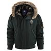 Winter Plush Thick Casual Men's Cotton Jacket, Warm Hooded Jacket, Windproof Oversized Cotton Jacket