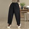 2025 New Autumn Women Jeans Elastic Waist Denim Pants Loose Trousers Big Size Casual Cotton Vintage