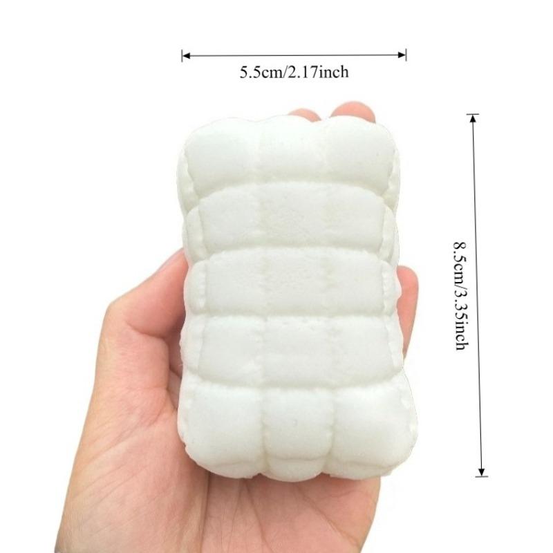 Milk White Soap Fidget Toy Squishy Square Pillow Squeeze Toy Fun Anti-stress Sensory Toy Relieve Anxiety Antistress for Friend