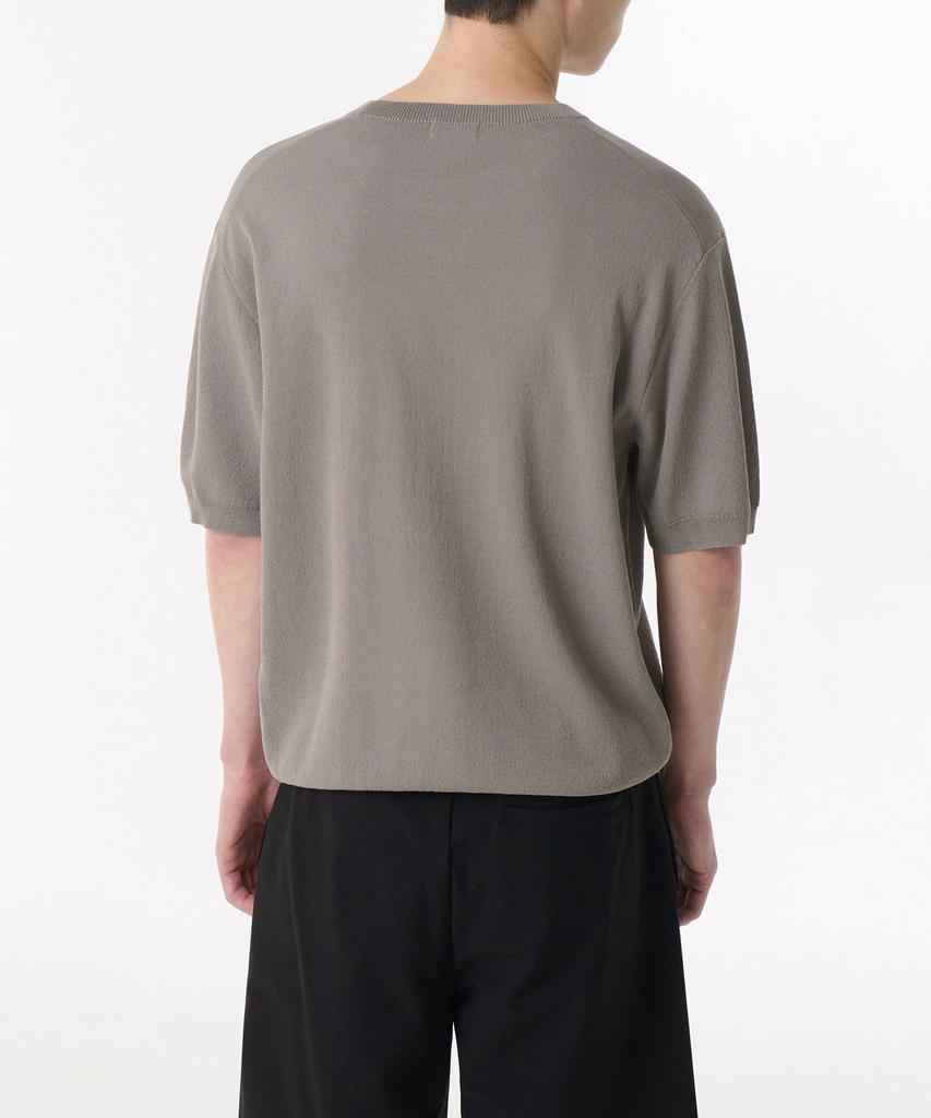 MUSINSA STANDARD Cool Touch Crew Neck Short Sleeve Knit [Mushroom]
