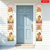 2D Flat, 2D Flat, 2D Flat Banner, 2pcs Spanish Mother'S Day "Feliz Dia De Las Madres" Doorway Couple, Mother Holding Baby with Tulips And Balloons, W